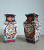 een stel antieke Japanse porseleinen vaasjes - Imari, Antiek en Kunst, Ophalen