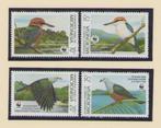 WWF set postzegels van de Vogels van Micronesië, Verzenden, Postfris, Dier of Natuur