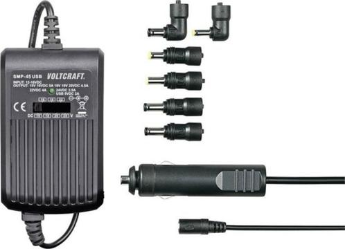 VAN 30 VOOR 12.50 -- VOLTCRAFT LAPTOP OPLADER SMT-45 USB.., Computers en Software, Laptop-opladers, Nieuw, Ophalen of Verzenden