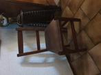 Oud kleuterstoeltje, Ophalen, Bruin, Leer, Zo goed als nieuw