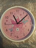 Meisjes wandklok, Kinderen en Baby's, Kinderkamer | Inrichting en Decoratie, Ophalen of Verzenden, Zo goed als nieuw, Lamp