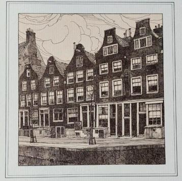Prent Looiersgracht Amsterdam 1970 beschikbaar voor biedingen