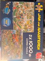 Jan van Haasteren 2x1000 Puzzel, Hobby en Vrije tijd, Denksport en Puzzels, Ophalen of Verzenden, 500 t/m 1500 stukjes, Zo goed als nieuw