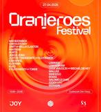 4 tickets OranjeRoes Festival Zuiderpark Den Haag - Joy, Tickets en Kaartjes, Evenementen en Festivals, Twee personen