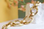 Unieke 18 Karaat Gouden Dames Schakelarmband, Sieraden, Tassen en Uiterlijk, Armbanden, Ophalen of Verzenden, Zo goed als nieuw
