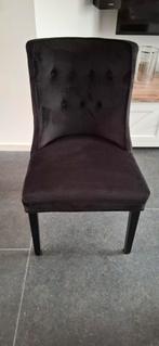 Eetkamerstoelen, Ophalen, Gebruikt, Zwart, Stof