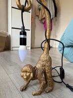 Aap lampje goud, Huis en Inrichting, Lampen | Tafellampen, Ophalen of Verzenden, Zo goed als nieuw, Overige materialen, Minder dan 50 cm