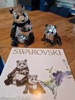 Swarovski Panda Beeldjes - Set van 2, Verzamelen, Swarovski, Ophalen of Verzenden, Zo goed als nieuw, Figuurtje
