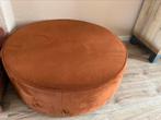 WOOOD Poef, Ophalen, Rond, 75 tot 100 cm, Zo goed als nieuw