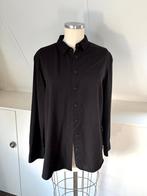 UNIQLO zwarte  blouse zgan 42/44 CHCS viscose, Kleding | Dames, Blouses en Tunieken, Zwart, Maat 42/44 (L), Ophalen of Verzenden