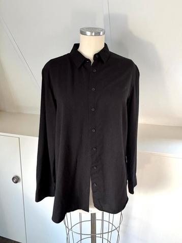 UNIQLO zwarte  blouse zgan 42/44 CHCS viscose beschikbaar voor biedingen