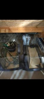 2x aquarium of terrarium kan allebij, Dieren en Toebehoren, Reptielen en Amfibieën | Toebehoren, Ophalen, Gebruikt