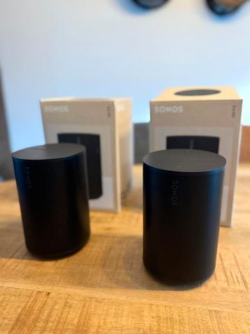 2x Sonos Era 100 | Zwart | Zo Goed Als Nieuw | Garantie! beschikbaar voor biedingen