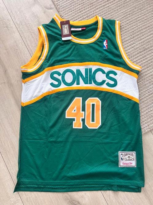 NBA Jersey Shawn Kemp Seattle Supersonics (nr 40) Classic, Sport en Fitness, Basketbal, Nieuw, Kleding, Ophalen of Verzenden