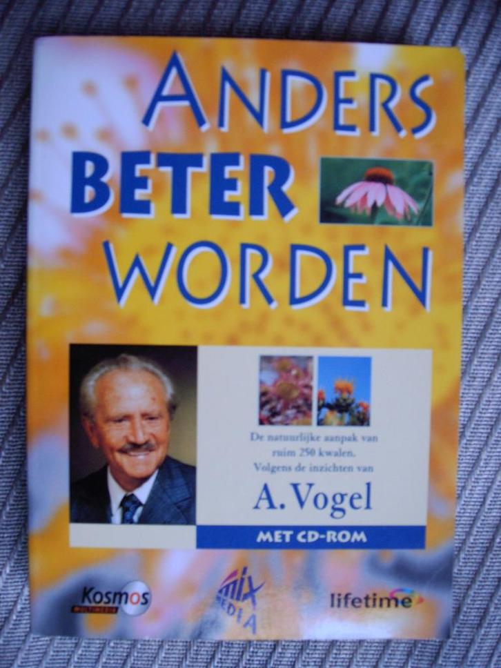 Anders beter worden met CD rom--A Vogel, Boeken, Gezondheid, Dieet en Voeding, Zo goed als nieuw, Gezondheid en Conditie, Ophalen of Verzenden