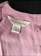 Casual Corner design blouse puur zijden 100%silk uniek, Overige kleuren, Nieuw, Ophalen of Verzenden, Korte mouw