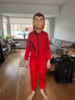 Casa di papel pak met masker kind, Ophalen of Verzenden, Zo goed als nieuw, Overige maten