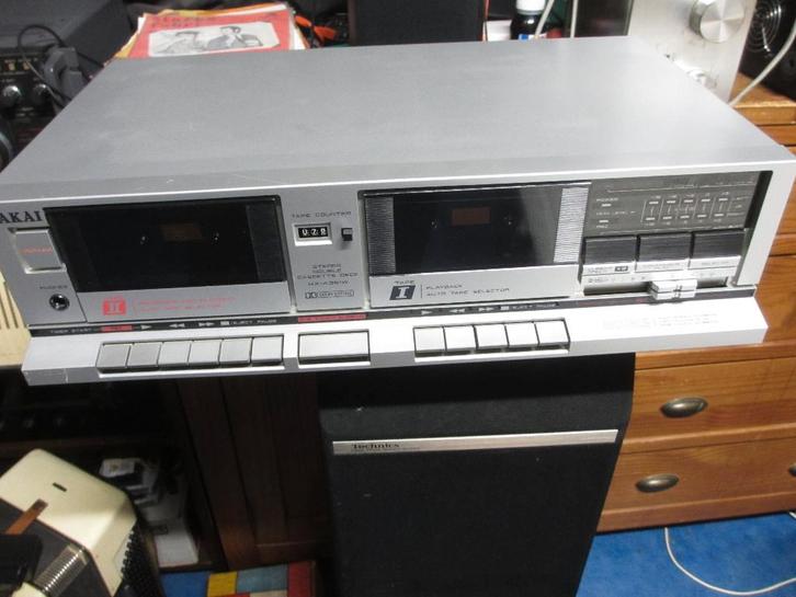 Akai HX A 351 W, Audio, Tv en Foto, Cassettedecks, Dubbel, Akai, High speed dubbing, Ophalen of Verzenden