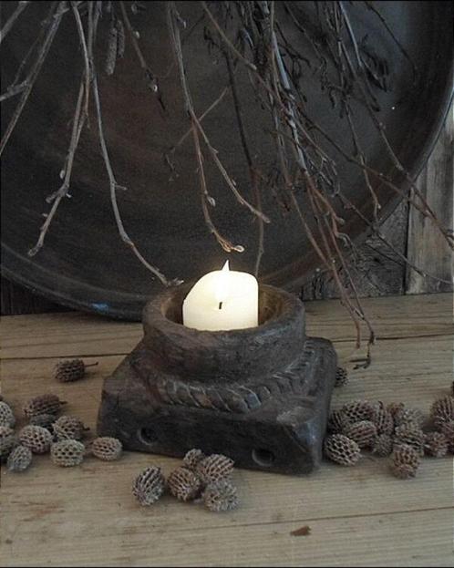 12440 KR Oude houten spicebox, Antiek en Kunst, Antiek | Woonaccessoires, Verzenden