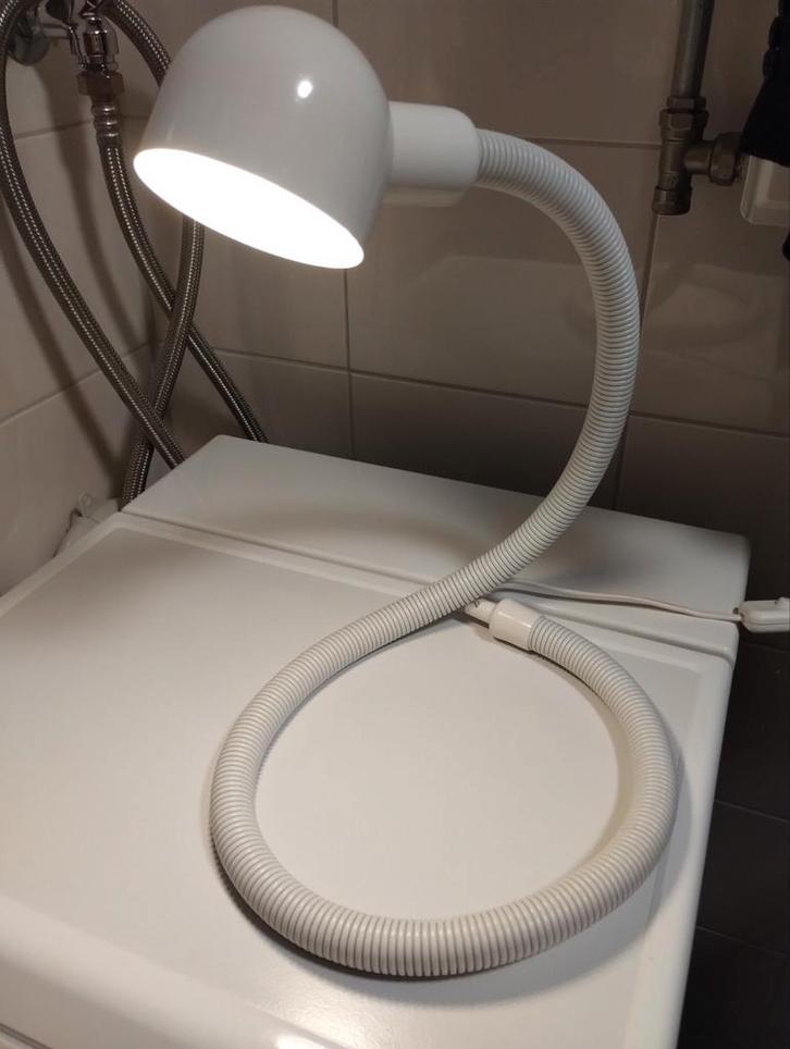 Vintage seventies DL Lampen Holland snake lamp, Huis en Inrichting, Lampen | Tafellampen, Gebruikt, Minder dan 50 cm, Ophalen of Verzenden