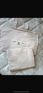 H&M Home ledikant dekbed set - beige, Jongetje of Meisje, Beige, Dekbedovertrek, Ophalen of Verzenden