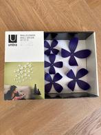 Wanddecoratie paarse bloemen NIEUW, Ophalen, Nieuw