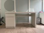 Ikea witte MALM bureau 14065 cm, Ophalen, Zo goed als nieuw