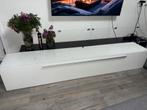 TV MEUBEL WIT GRATIS OPHALEN IN RIJSWIJK, Huis en Inrichting, Ophalen, Overige materialen, Gebruikt, Hoog glans wit