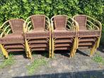 18 stuks mooie terrasstoelen tuinstoelen evt met tafels, Ophalen, Zo goed als nieuw, Aluminium