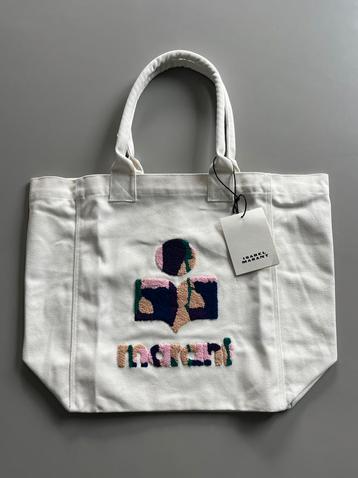 Nieuw! Populaire shopper wit met gekleurde teddy stof logo beschikbaar voor biedingen