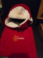 Rode Muts en Sjaal Set - Cofidis Wintermuts met oorklep, Overige maten, Ophalen of Verzenden, Zo goed als nieuw, Cofidis