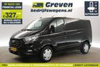 Ford Transit Custom 2.0 TDCI L1H1 170PK Automaat Airco LED C, Auto's, Bestelauto's, Stof, Euro 6, 4 cilinders, Zwart