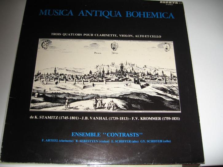 Musica Antiqua Bohemica - Ensemble Contrasts, Cd's en Dvd's, Vinyl | Klassiek, Gebruikt, Barok, Overige typen, 12 inch, Ophalen of Verzenden