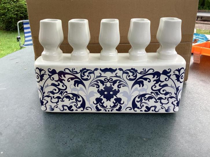 TULPENVAAS MARCEL WANDERS limited edition, Huis en Inrichting, Woonaccessoires | Vazen, Zo goed als nieuw, Blauw, Minder dan 50 cm
