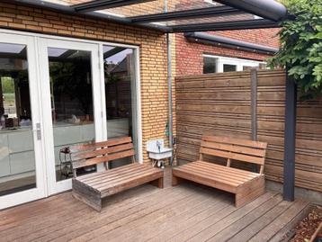 Tuinbank pallet    Tuin bank  40 euro p.s. beschikbaar voor biedingen