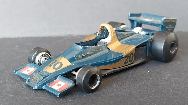 Walter Wolf Wr1 f1 1:43 Yaxon Pol, Hobby en Vrije tijd, Modelauto's | 1:43, Zo goed als nieuw, Auto, Verzenden