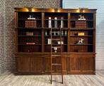 Bibliotheekkast - Boekenkast - ladder - massief eikenhout, Ophalen