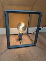 Industriële lamp metaal tafellamp, Ophalen of Verzenden, Zo goed als nieuw, Metaal, Minder dan 50 cm