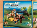 Playmobil Country 5457 - Ponyweide Met Hooiwagen - zgan, Ophalen of Verzenden, Zo goed als nieuw, Complete set
