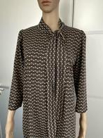 F1323 Nieuw Kocca maat S=36/38 jurk olijf-groen/bruin, Kleding | Dames, Bruin, Kocca, Nieuw, Ophalen of Verzenden