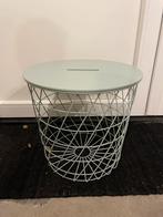 Tafel/opbergmand, Huis en Inrichting, Tafels | Bijzettafels, Ophalen, Minder dan 45 cm, Minder dan 55 cm, Rond