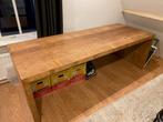 Robuuste, lange houten eettafel 240 x 90 cm, Ophalen, Gebruikt, 200 cm of meer, 50 tot 100 cm