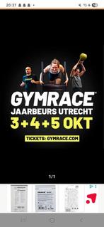 2x tickets mixed doubles gymrace 4 oktober, Twee personen