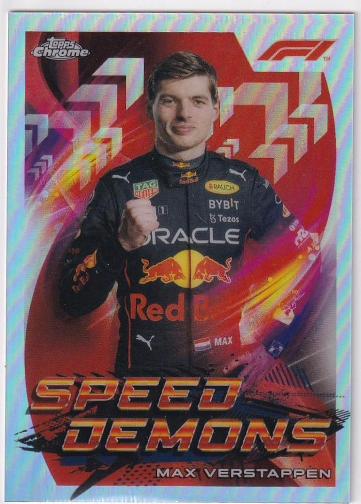 Max Verstappen Speed Demons Refractor #SD-MV, Verzamelen, Automerken, Motoren en Formule 1, Nieuw, Formule 1, Verzenden