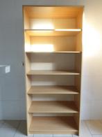 Boekenkast | beuken fineer | v.v. deelbare achterwand - igs, Huis en Inrichting, Kasten | Boekenkasten, Ophalen, Met plank(en)