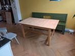 Ikea Massief Houten Uitschuifbare Tafel - Gebruikt, Huis en Inrichting, Tafels | Eettafels, Ophalen, Gebruikt, 200 cm of meer