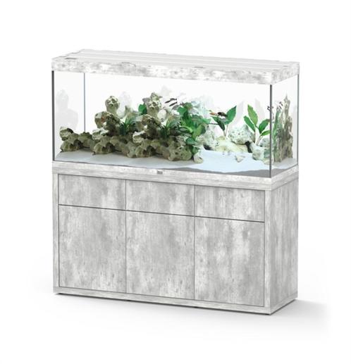 AQUATLANTIS AQUARIUM en MEUBEL SUBLIME 150X50 CM BETON, Dieren en Toebehoren, Vissen | Aquaria en Toebehoren, Nieuw, Leeg aquarium