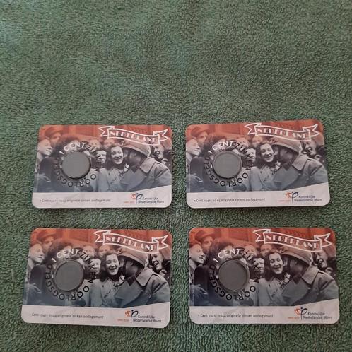 Nederland Coincard 2020 Zinken oorlogsmunt 1941 t/m 1944 UNC, Postzegels en Munten, Munten | Nederland, Setje, Overige waardes