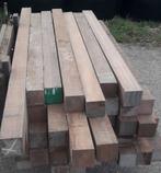 Palen azobe hardhout 10x10cm, Ophalen, Palen, Nieuw, Hardhout