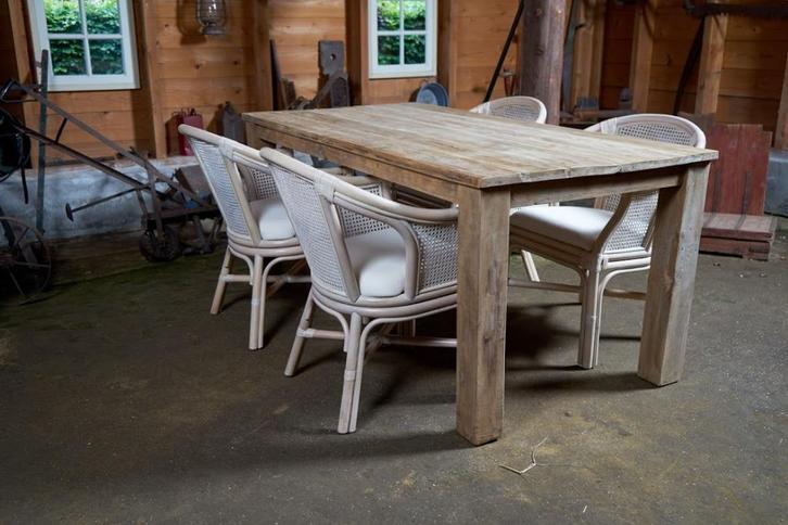 fauteuil monica eetkamerstoel rotan manou, Huis en Inrichting, Fauteuils, Nieuw, Riet of Rotan, 50 tot 75 cm, Minder dan 75 cm